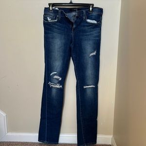 Joe’s straight leg distressed jeans
